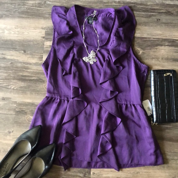 Apostrophe Tops - Apostrophe Peplum Blouse